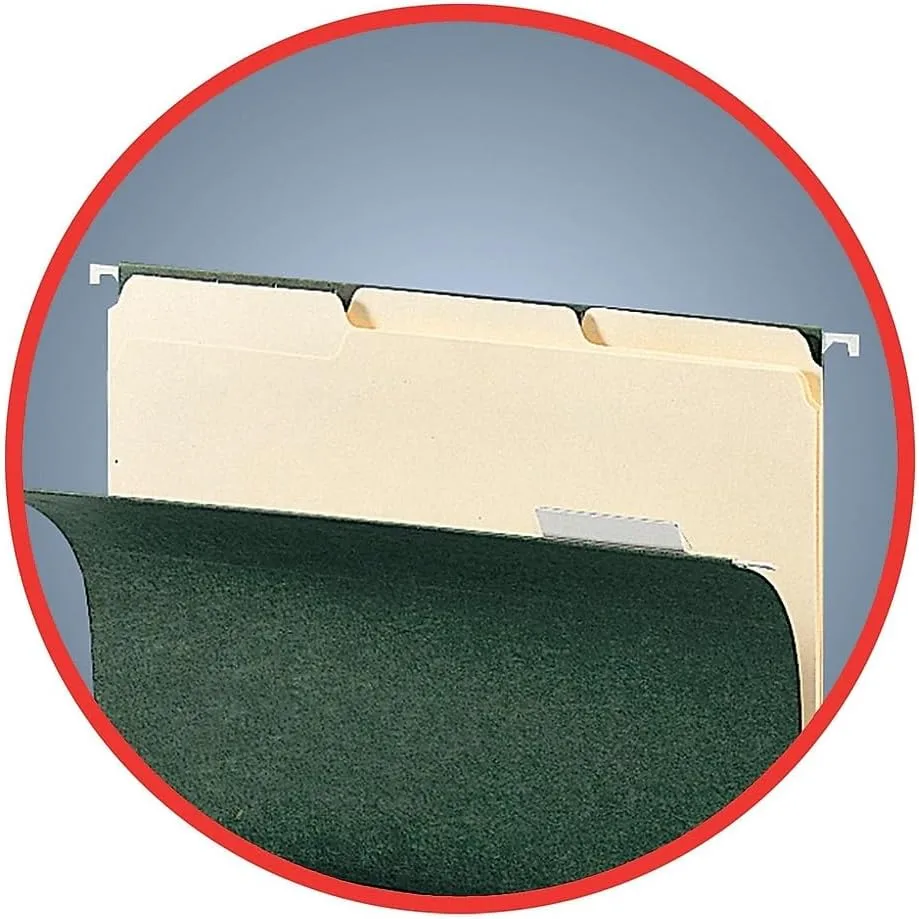 SMEAD Interior File Folders, 1/3-Cut Tab, Letter Size