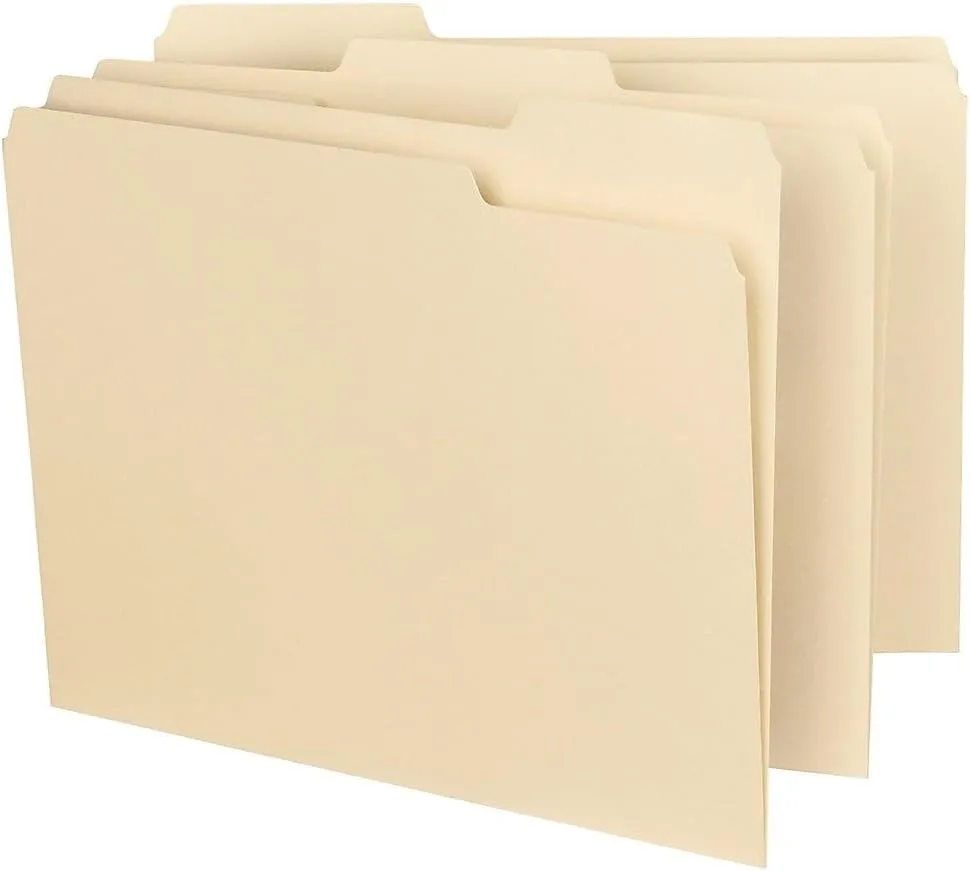SMEAD Interior File Folders, 1/3-Cut Tab, Letter Size