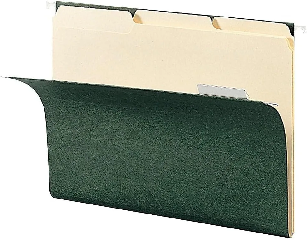 SMEAD Interior File Folders, 1/3-Cut Tab, Letter Size