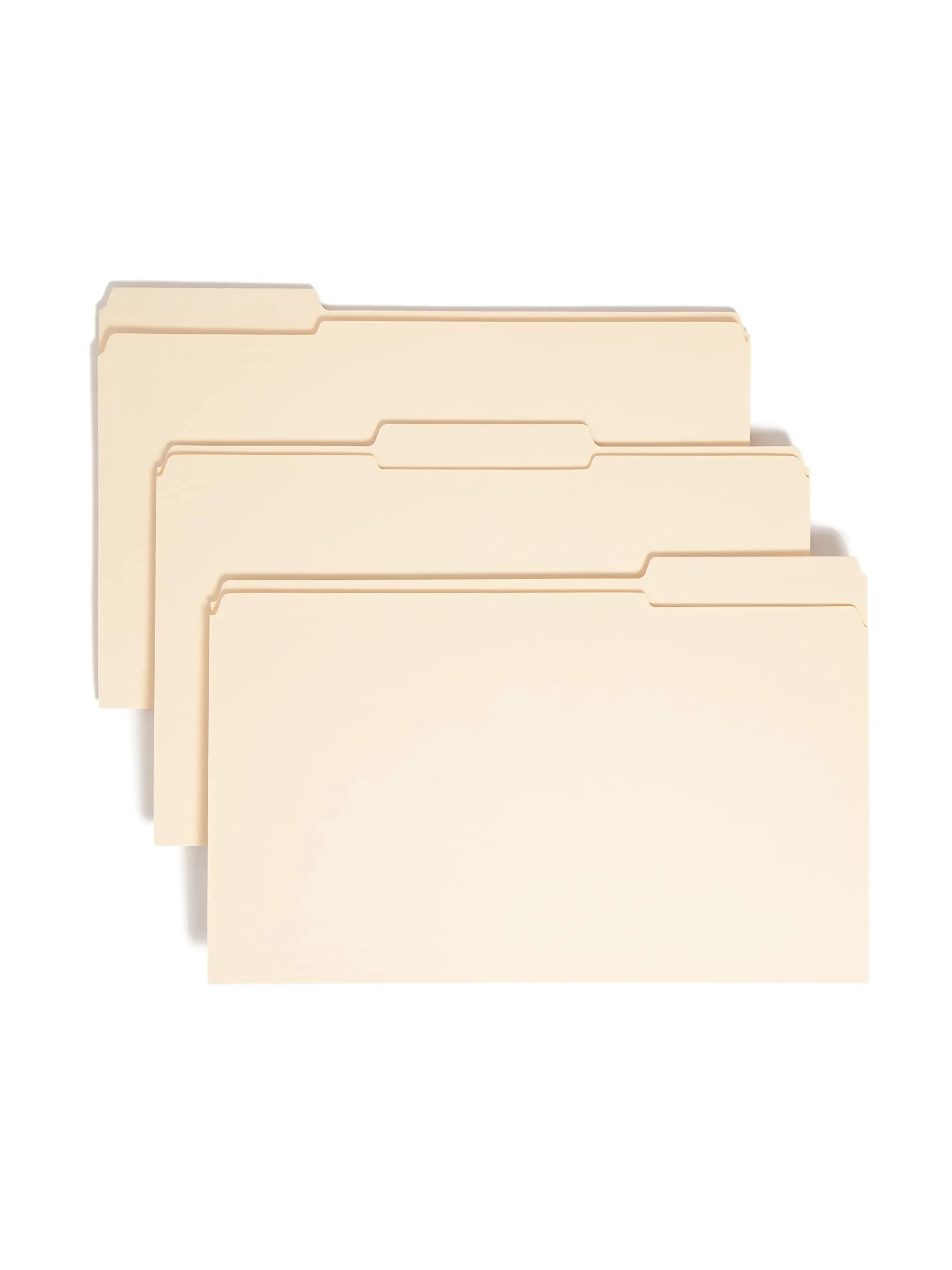 SMEAD File Folder, Reinforced 1/3-Cut Top Tab, Legal Size, Manila, 100 per Box
