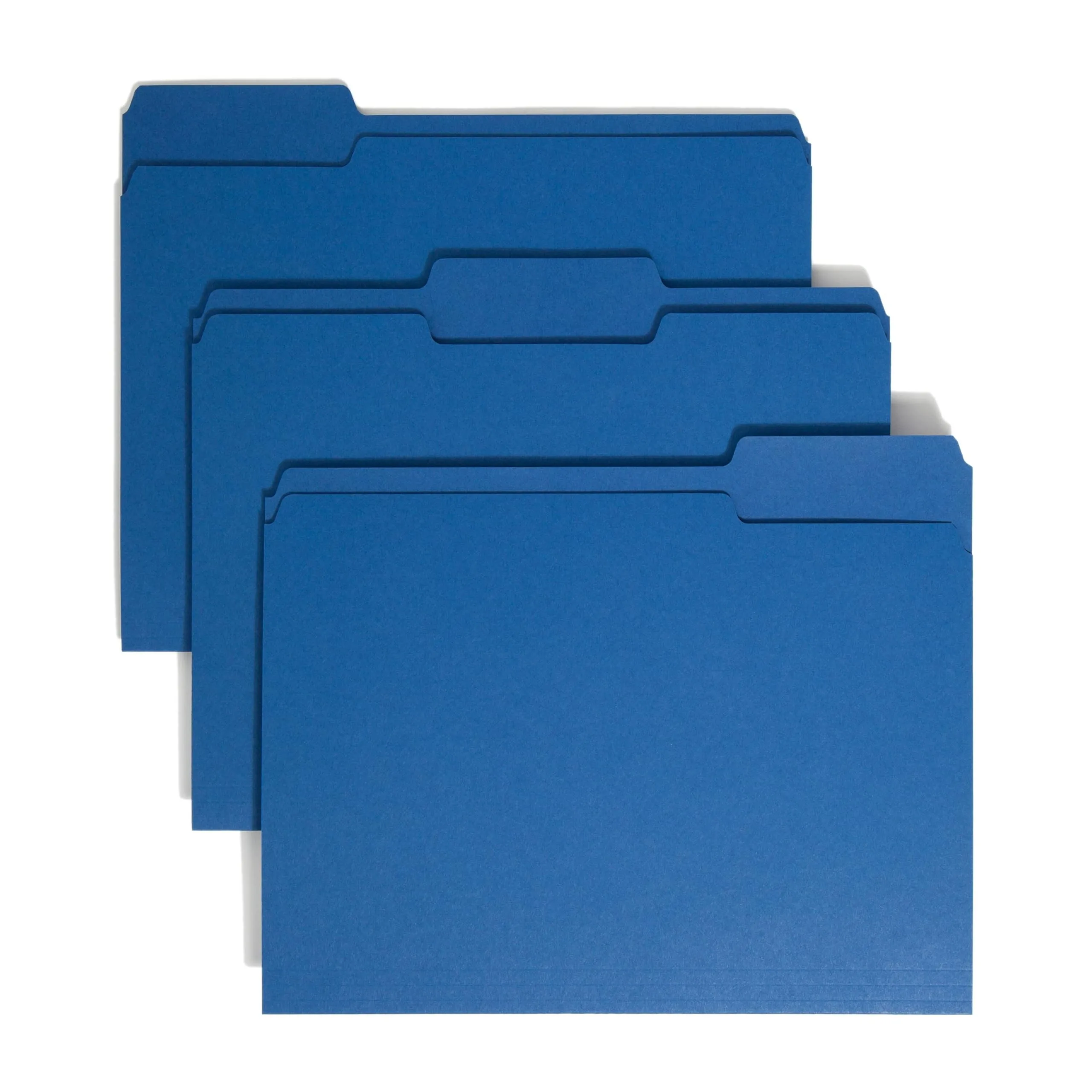 SMEAD Standard File Folders, 100 Count, 1/3-Cut Tabs, Letter Size