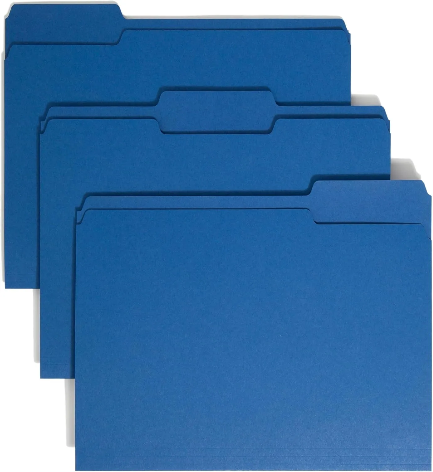 SMEAD Standard File Folders, 100 Count, 1/3-Cut Tabs, Letter Size