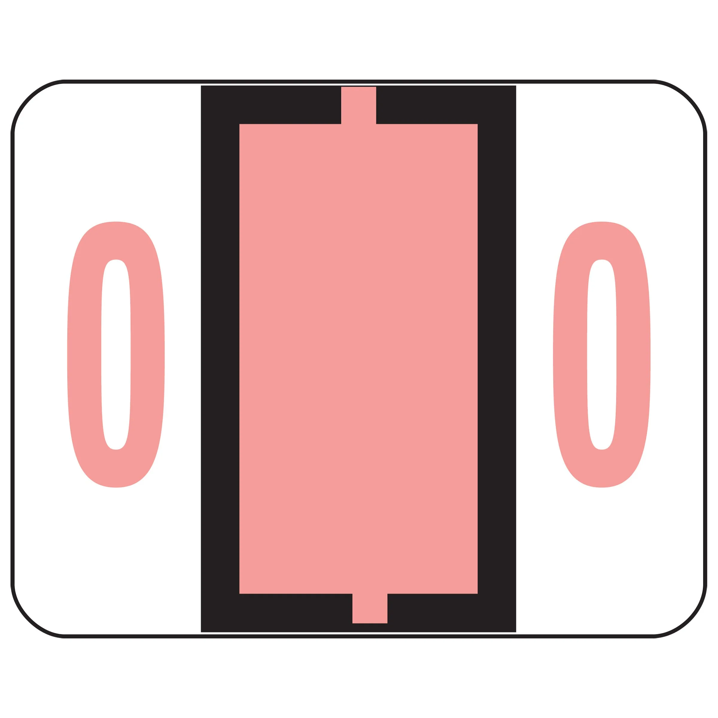 Smead BCCRN Bar-Style Color-Coded Numeric Labels