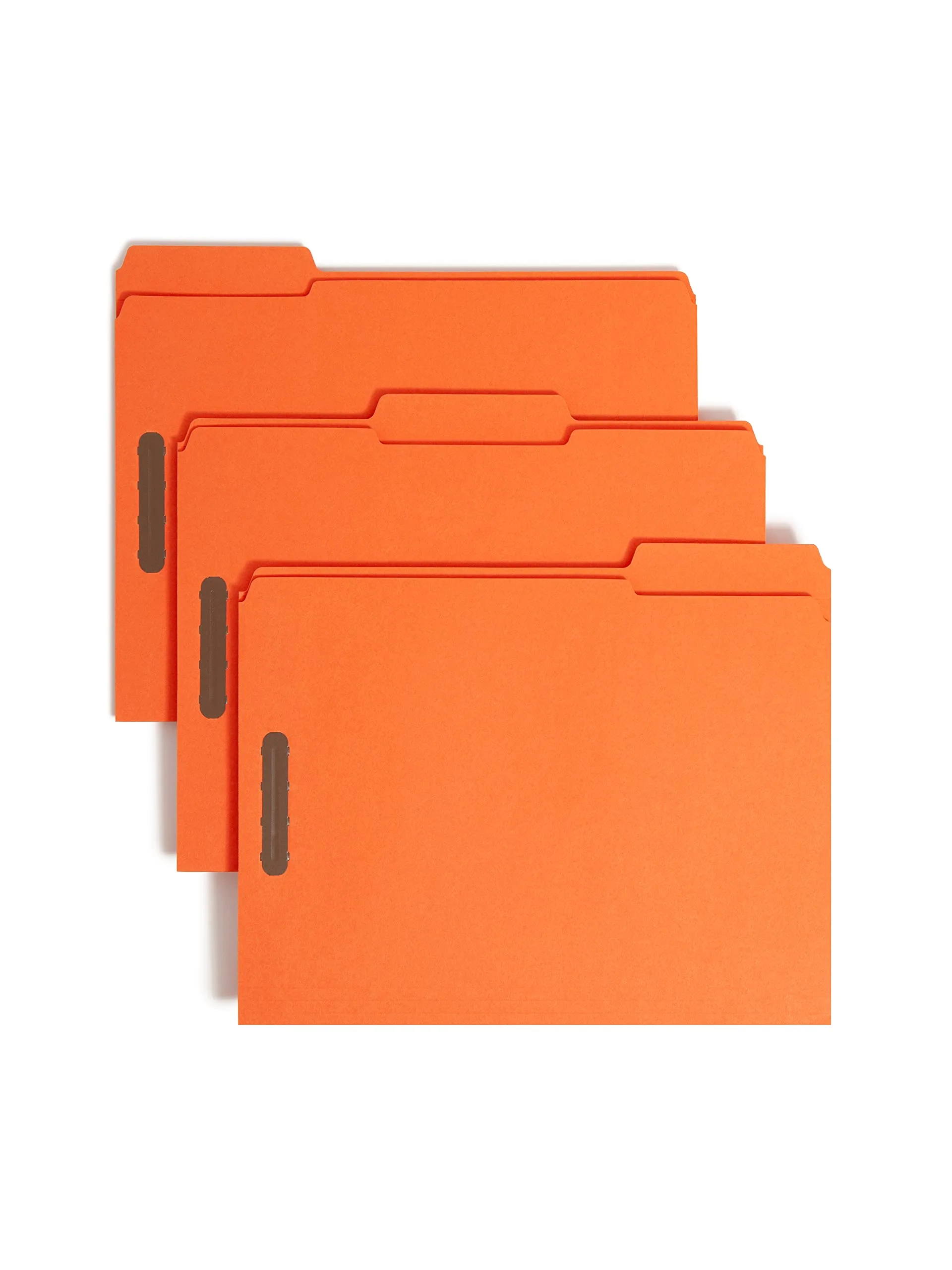 SMEAD Fastener File Folders with Reinforced 1/3-Cut Tabs