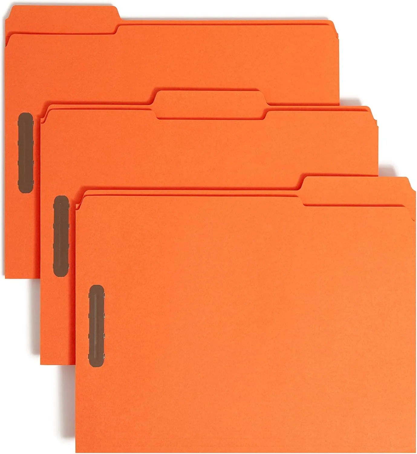 SMEAD Fastener File Folders with Reinforced 1/3-Cut Tabs