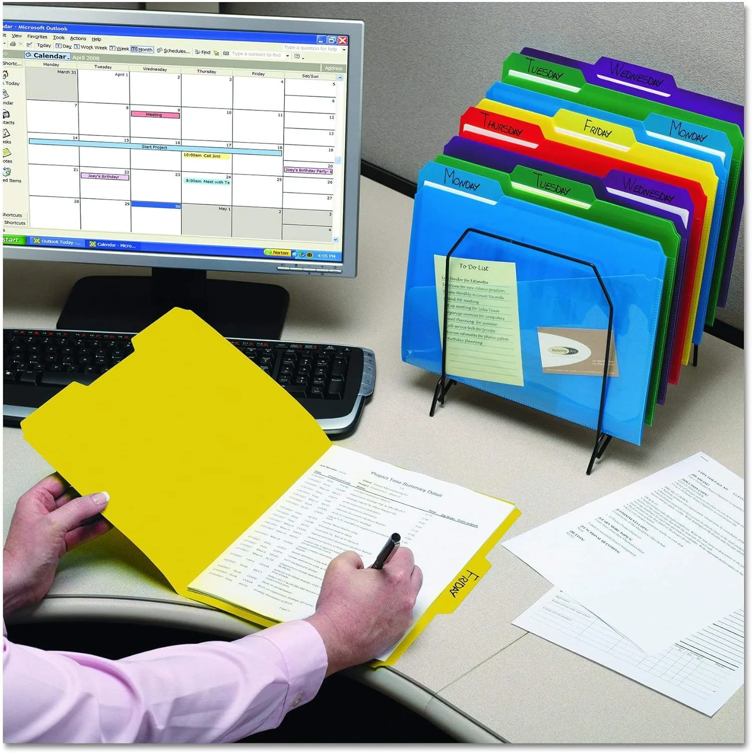 Smead Poly File Folders with Pockets, 30 Count, Letter Size (10540)