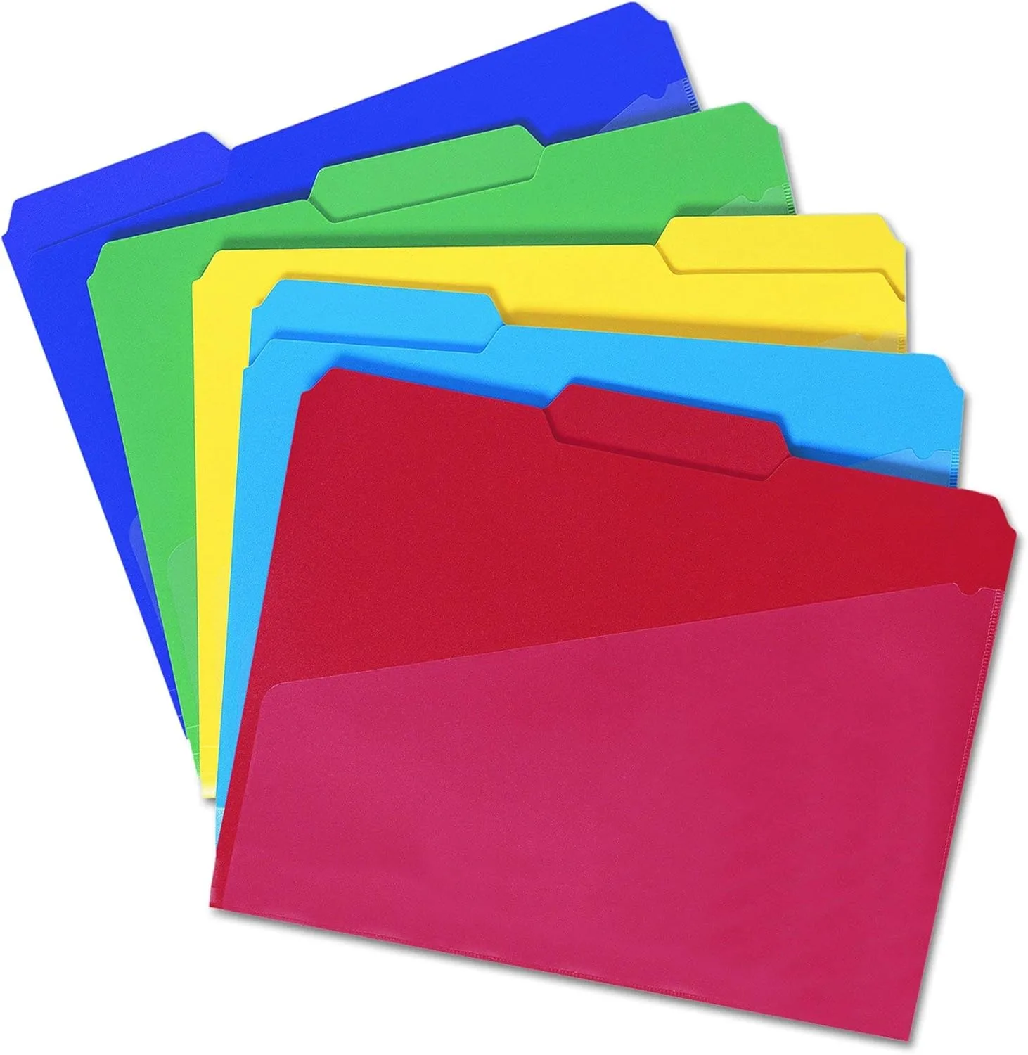 Smead Poly File Folders with Pockets, 30 Count, Letter Size (10540)