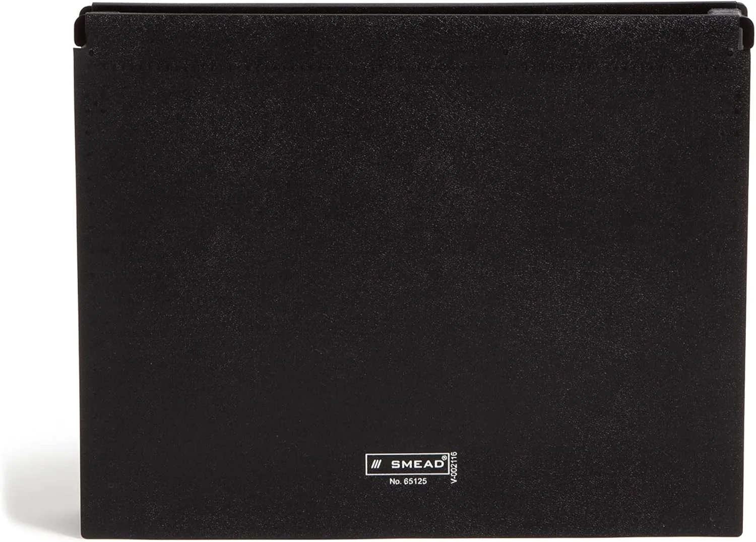 Smead Poly Hanging Expanding File, 12 Dividers, Letter Size, Black (65125)