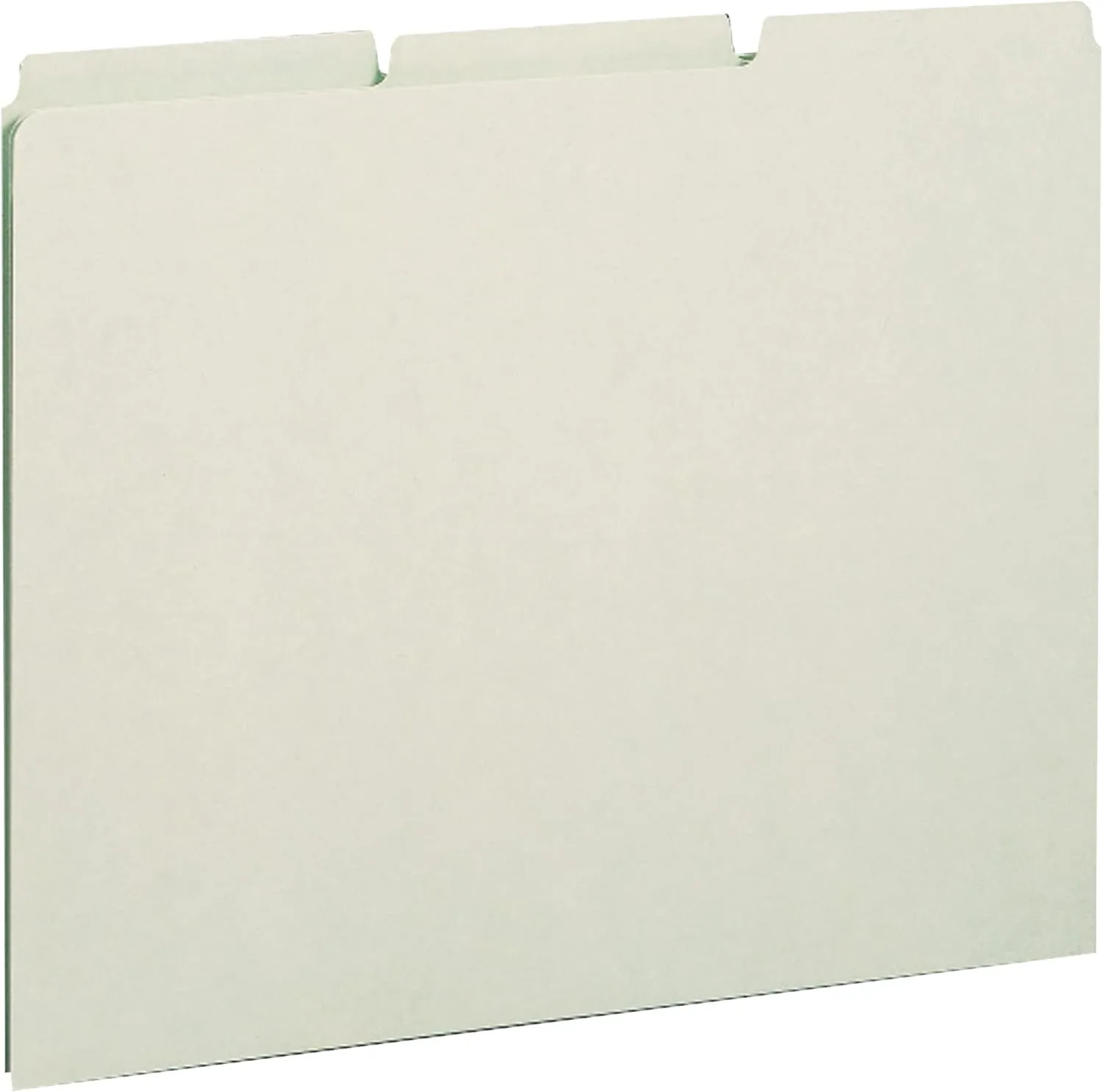 SMEAD Letter-Size File Guides, 1/3-Cut Top Tabs, 100/Box