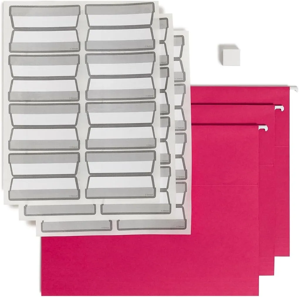 SMEAD Hanging File Folder with Erasable ProTab, Letter Size