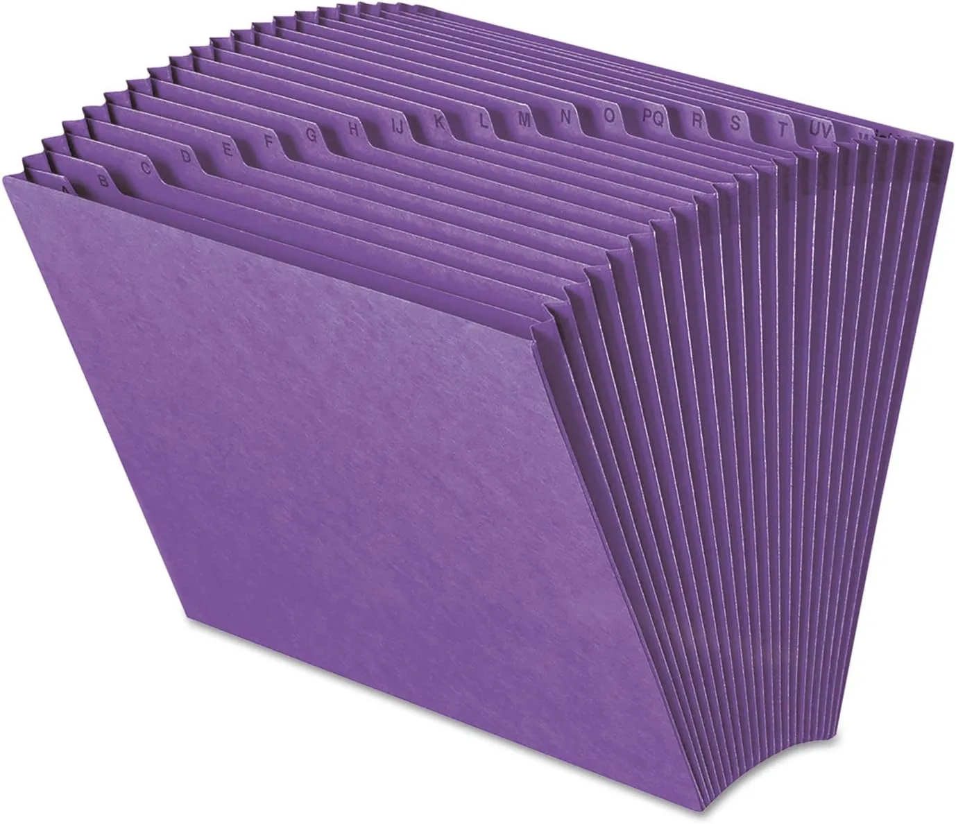SMEAD Colored Expanding File, Alphabetic (A-Z), 21 Pockets, Letter Size