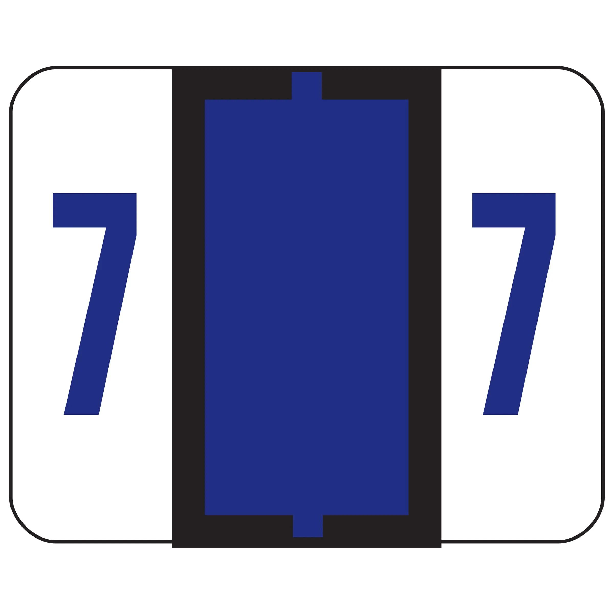 Smead BCCRN Bar-Style Color-Coded Numeric Labels