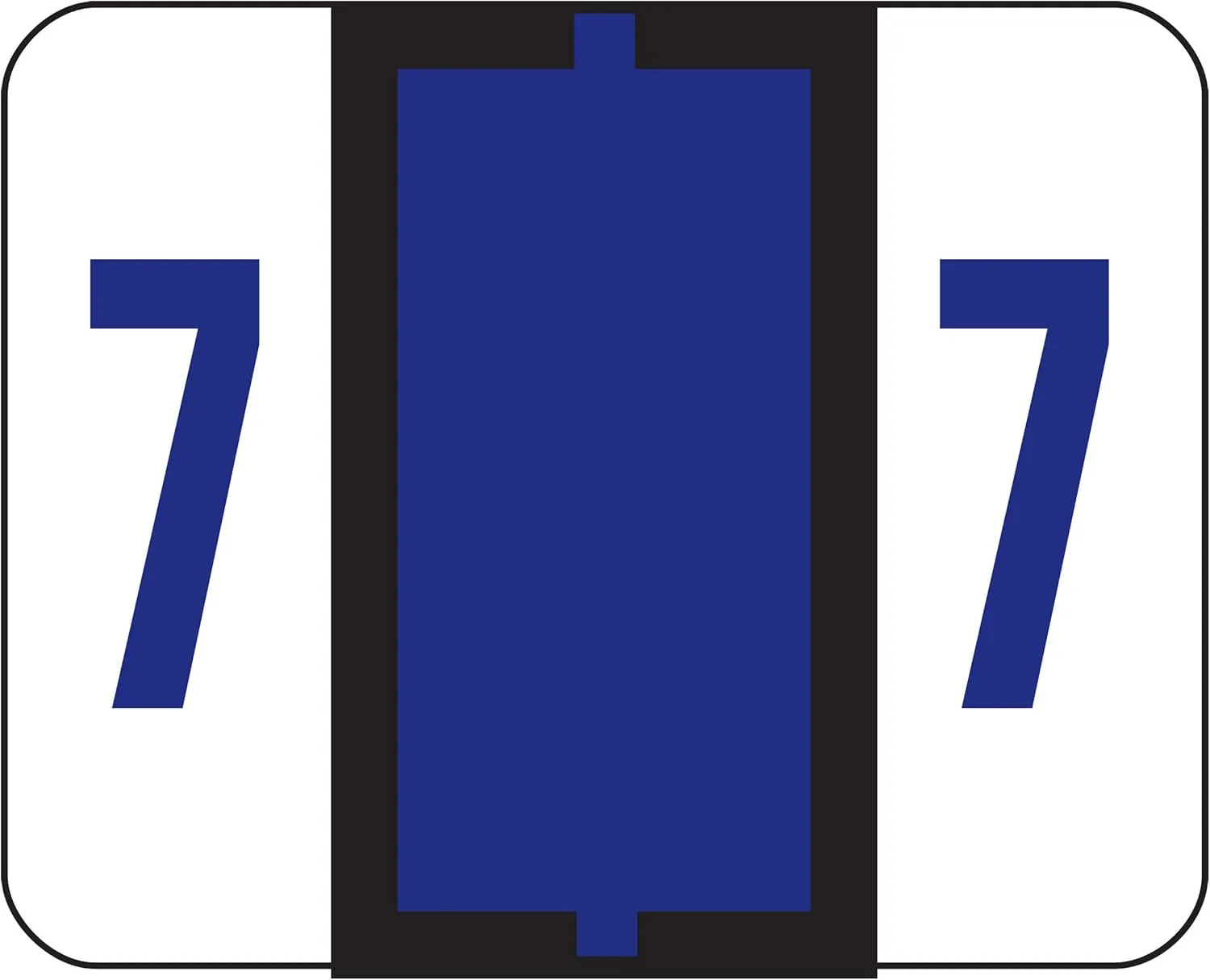 Smead BCCRN Bar-Style Color-Coded Numeric Labels