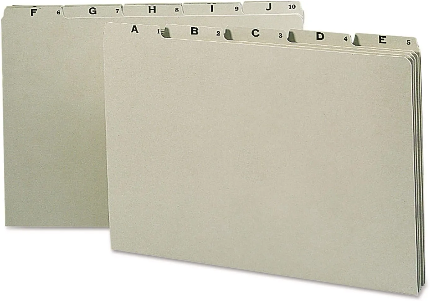 SMEAD A-Z Legal Size 1/5-Cut File Guides, Set of 25