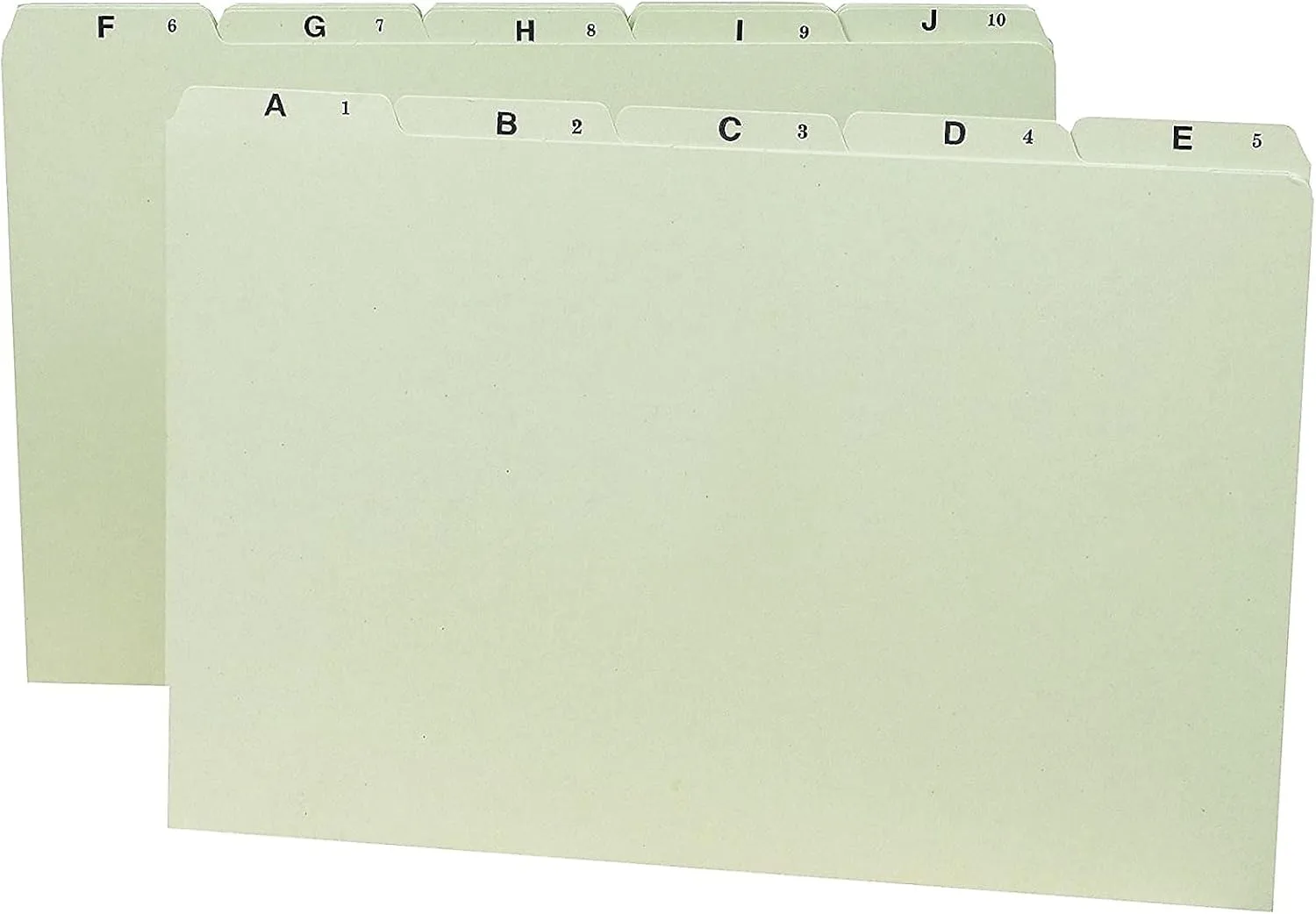 SMEAD A-Z Legal Size 1/5-Cut File Guides, Set of 25