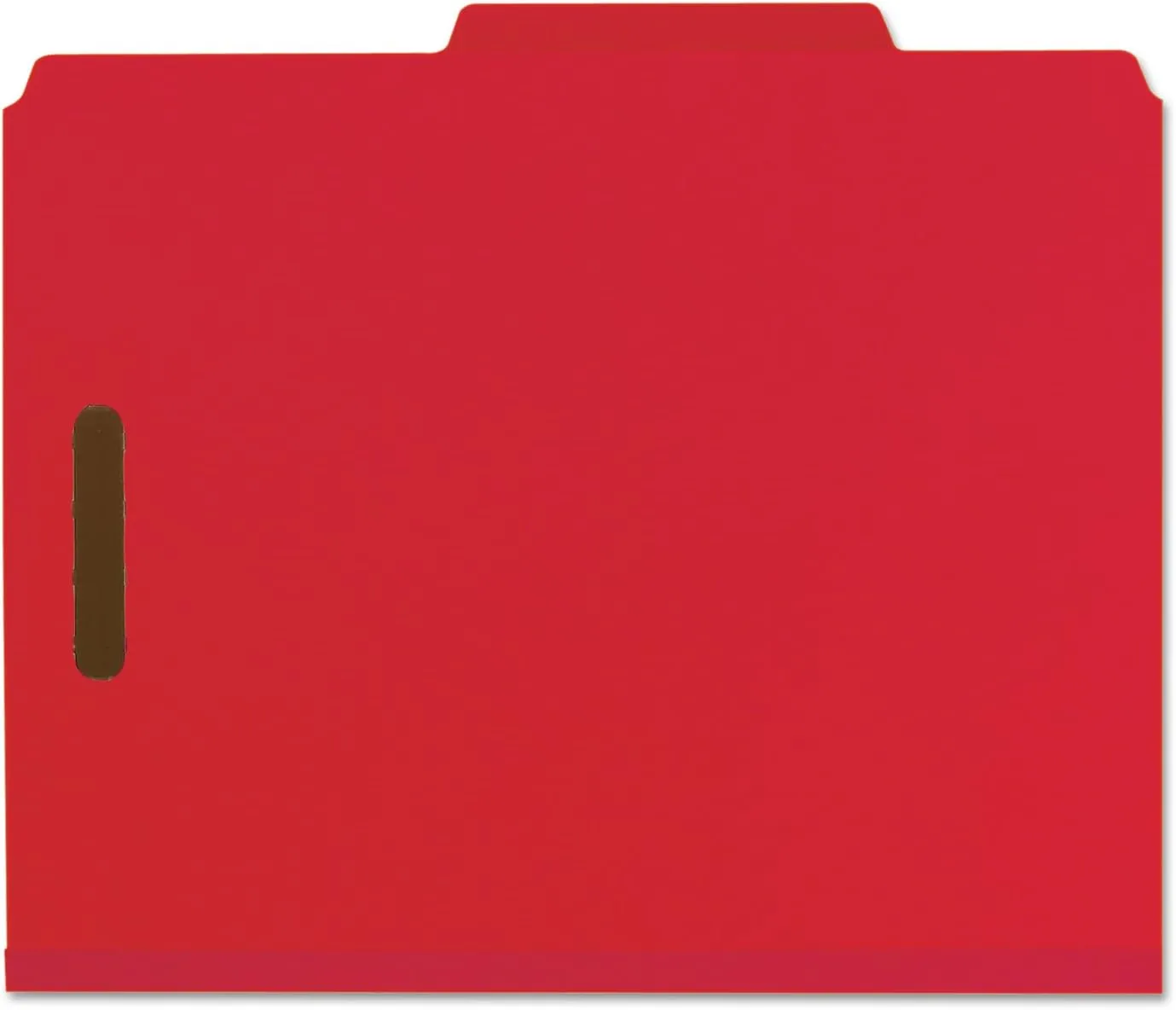 SMEAD Classification Folders, Letter Size, 2 Dividers, 2in Expansion, 2/5 Top Tabs, Box of 10