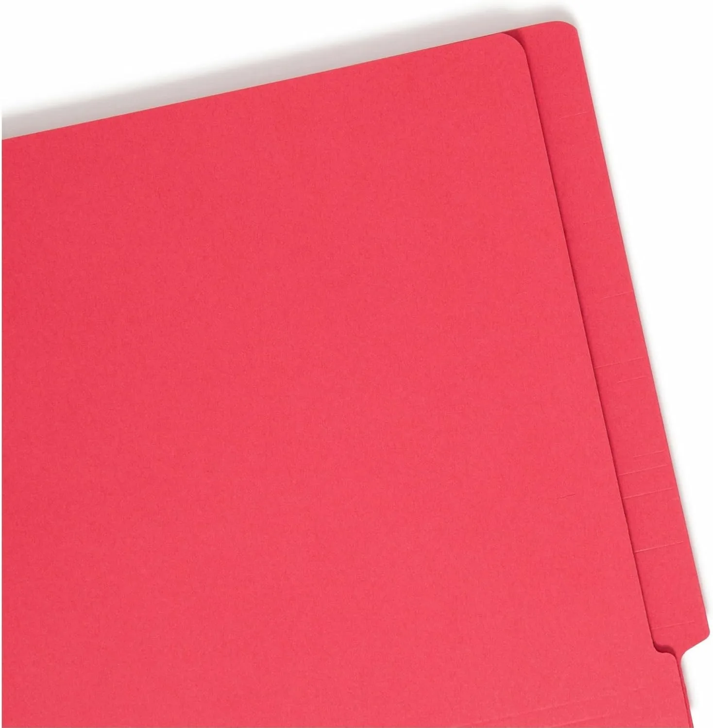SMEAD End Tab Fastener File Folders, Shelf-Master® Reinforced Straight-Cut Tab, 2 Fasteners, Letter Size