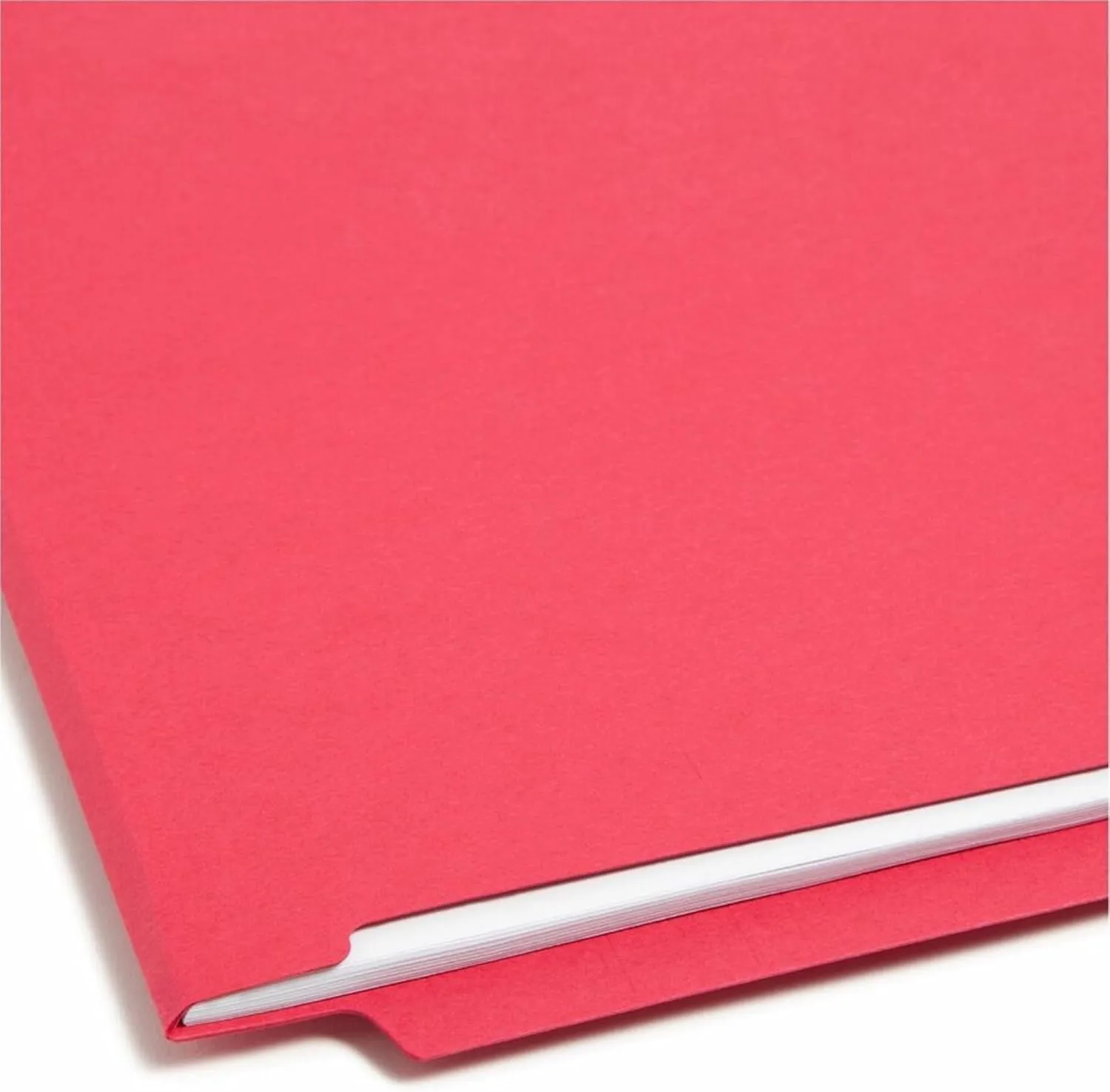 SMEAD End Tab Fastener File Folders, Shelf-Master® Reinforced Straight-Cut Tab, 2 Fasteners, Letter Size