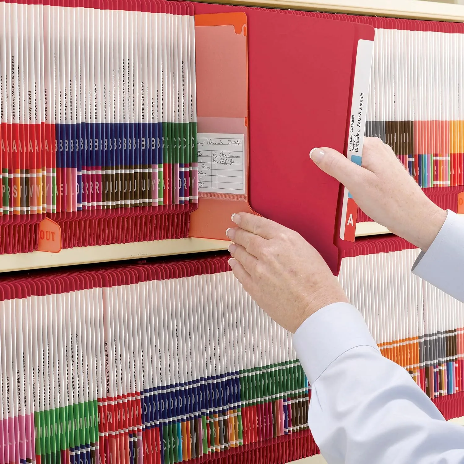 SMEAD End Tab File Folders, Shelf-Master Reinforced Straight-Cut Tab, Letter Size