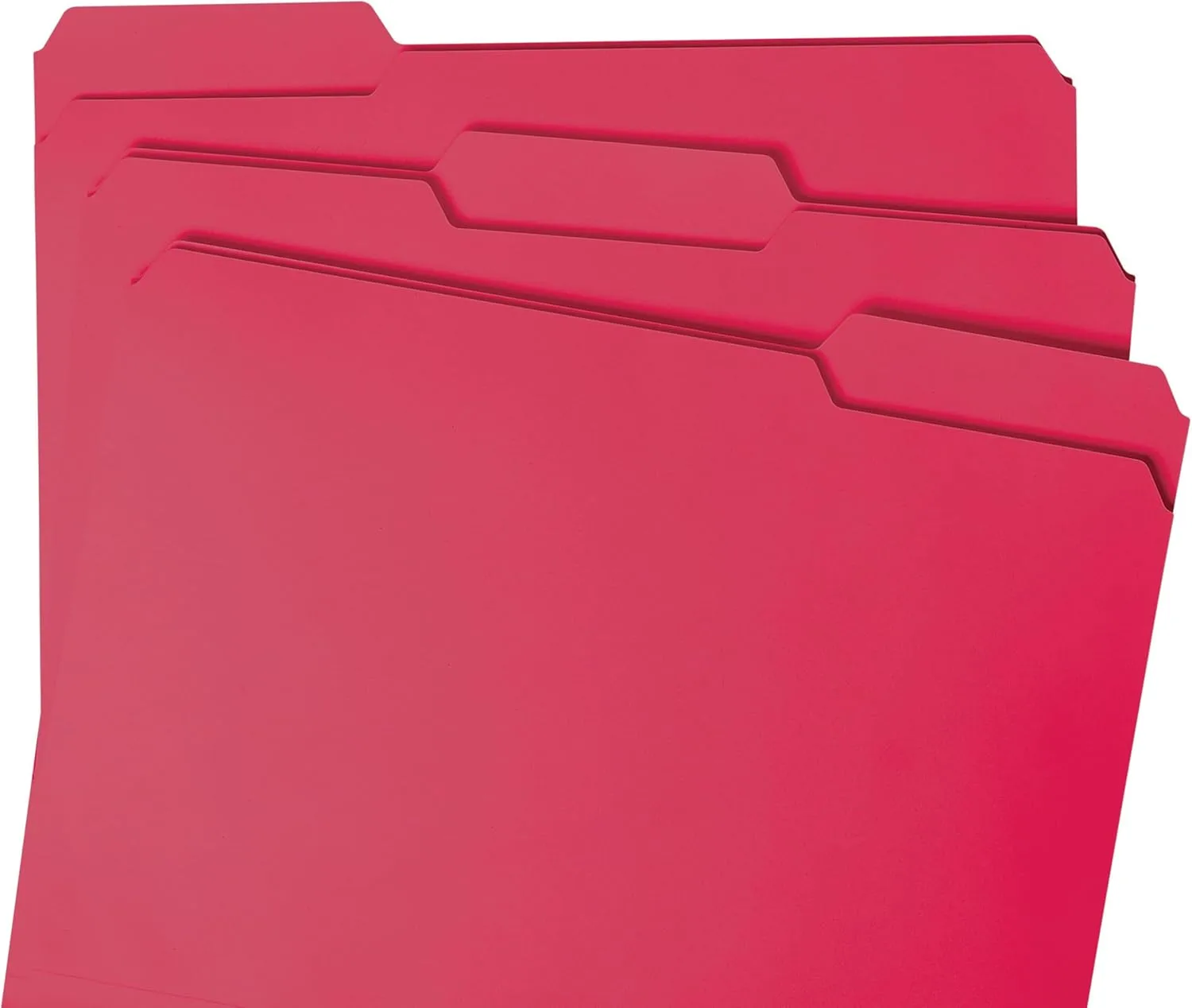 SMEAD Standard File Folders, 100 Count, 1/3-Cut Tabs, Letter Size