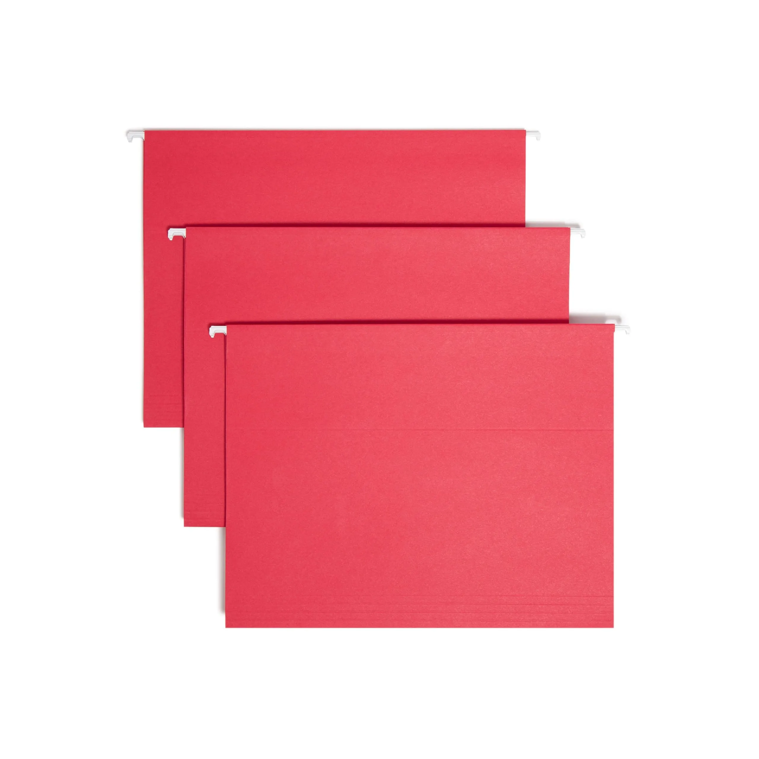 SMEAD Hanging File Folders, Letter Size, 1/5-Cut Adjustable Poly Tabs