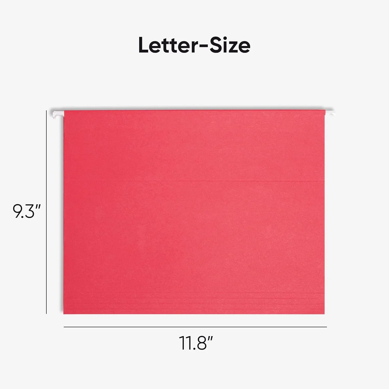 SMEAD Hanging File Folders, Letter Size, 1/5-Cut Adjustable Poly Tabs