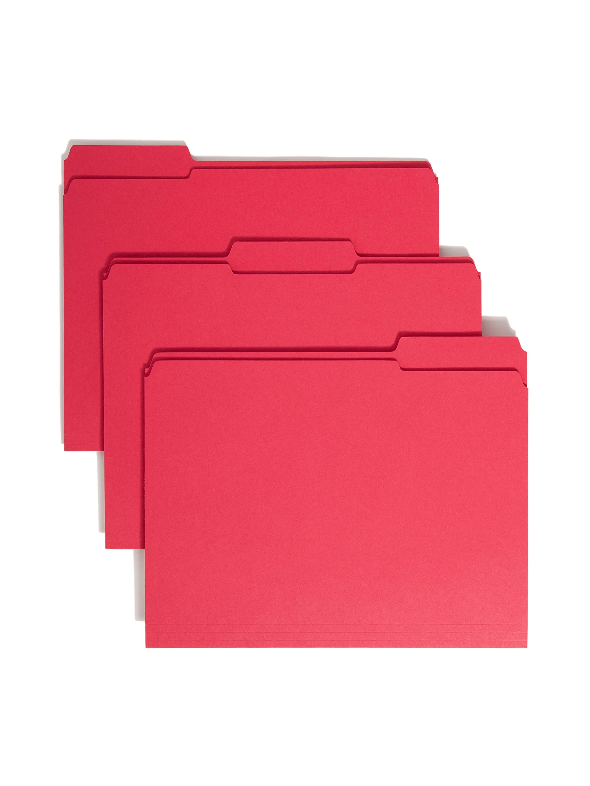 SMEAD Reinforced 1/3-Cut Top Tab File Folders, Letter Size