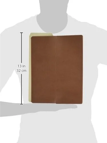 SMEAD Redrope End-Tab File Pockets, Letter Size, 3.5in Expansion, Box of 10