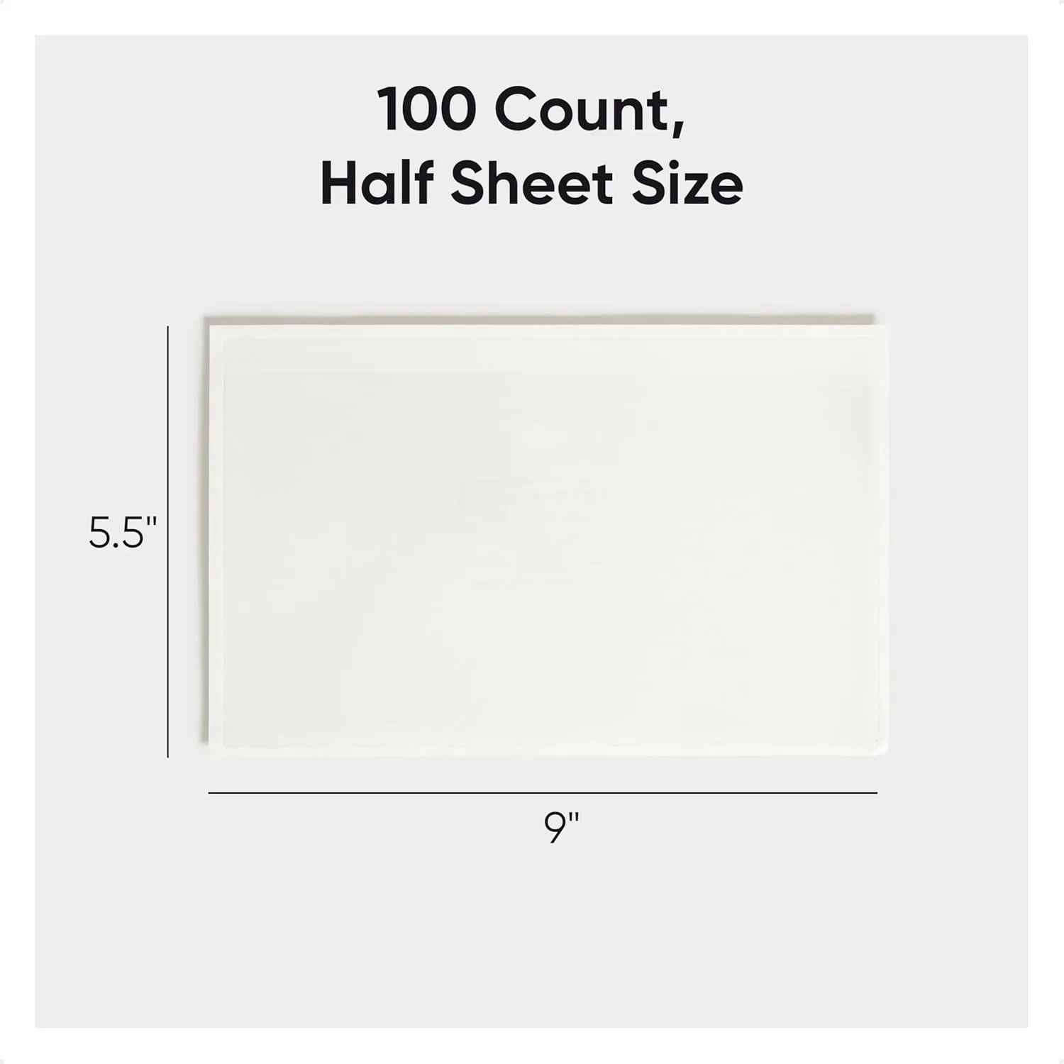 SMEAD Self-Adhesive Poly Pockets, Clear, 100/Box