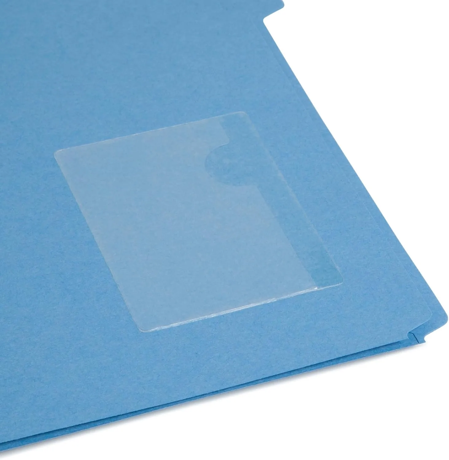 SMEAD Self-Adhesive Poly Pockets, Clear, 100/Box