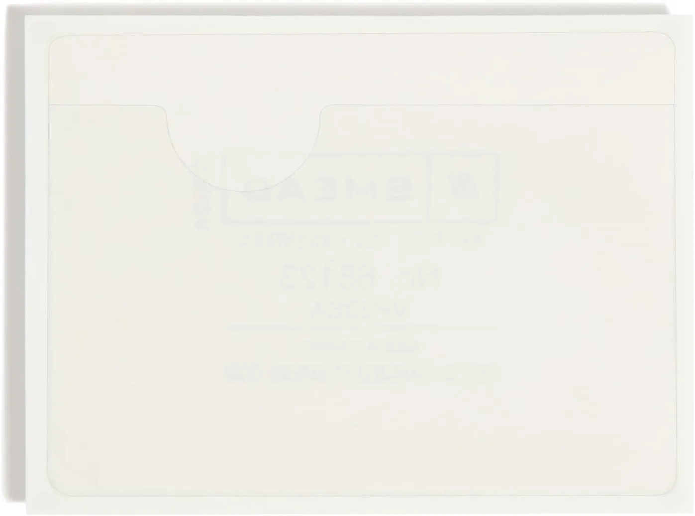 SMEAD Self-Adhesive Poly Pockets, Clear, 100/Box