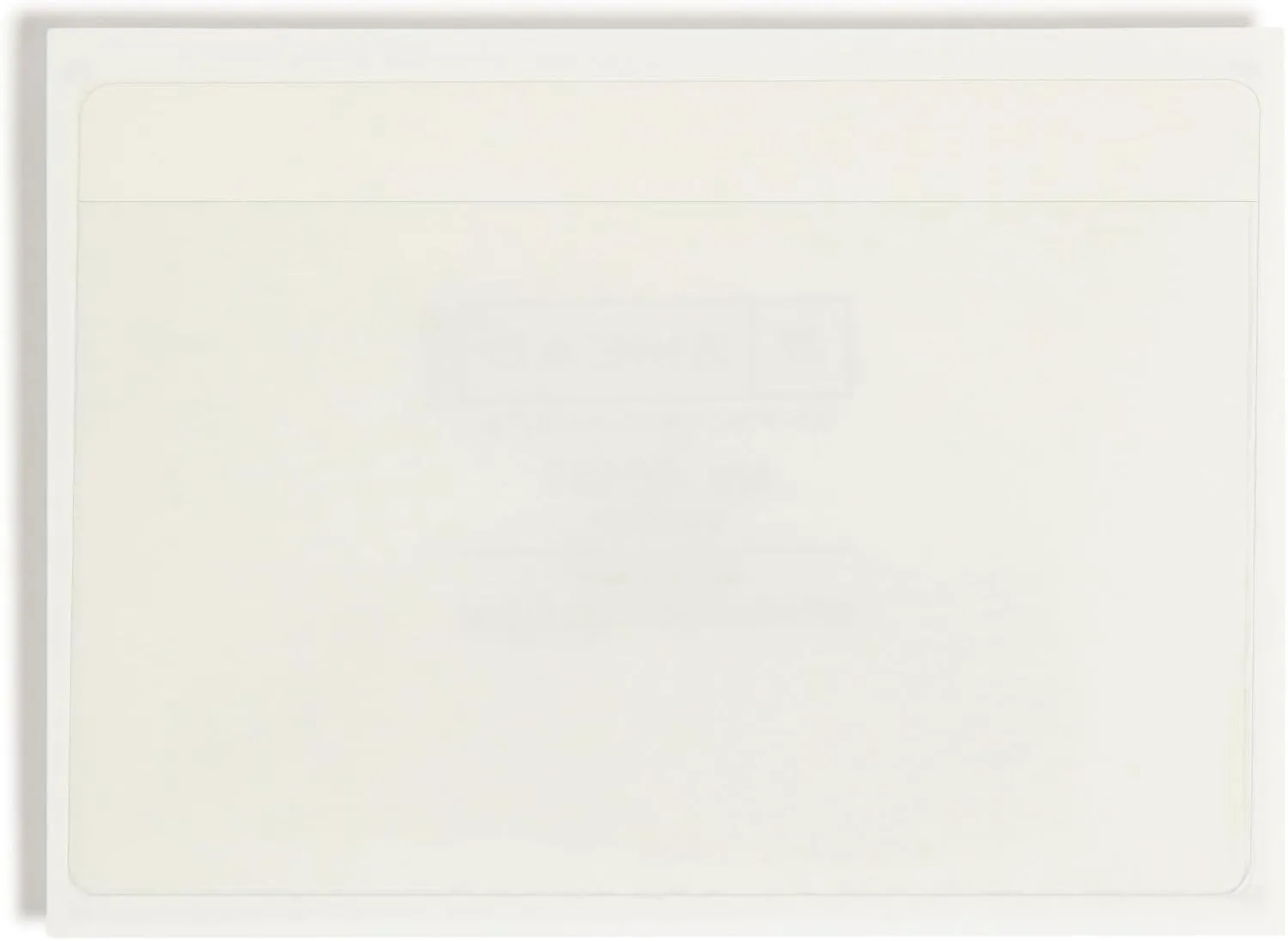 SMEAD Self-Adhesive Poly Pockets, Clear, 100/Box
