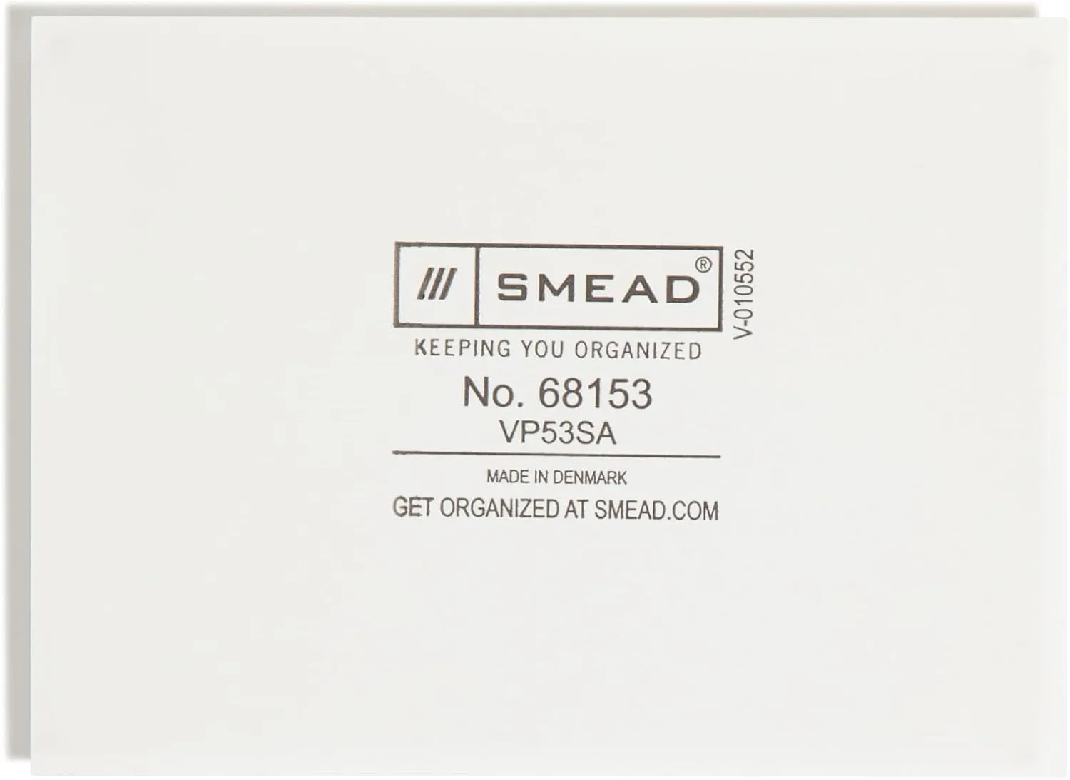 SMEAD Self-Adhesive Poly Pockets, Clear, 100/Box