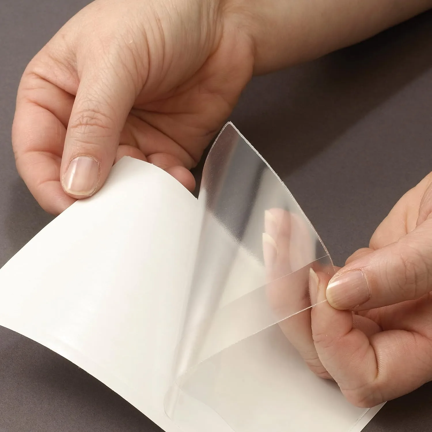 Smead Self-Adhesive Poly Pockets - 6-1/4" x 4-9/16" Photo Size, Clear, 100/Box