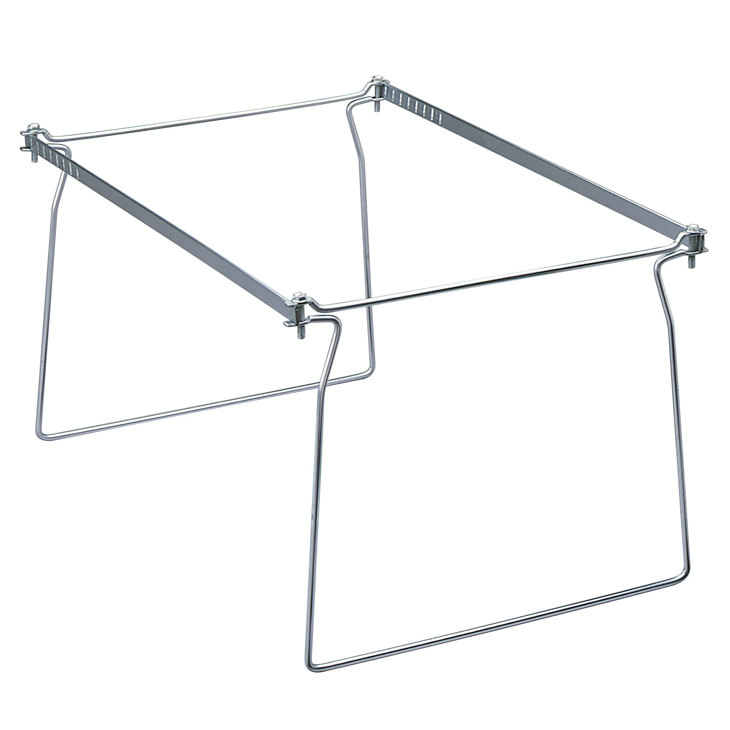Smead Steel Hanging File Folder Frame, Letter Size, Gray, 2 per Pack