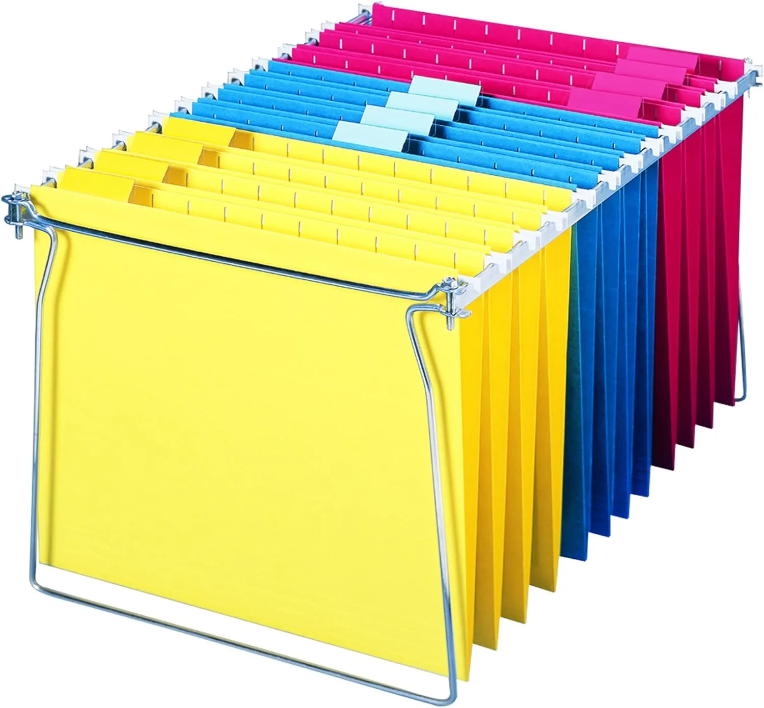 Smead Steel Hanging File Folder Frame, Letter Size, Gray, 2 per Pack