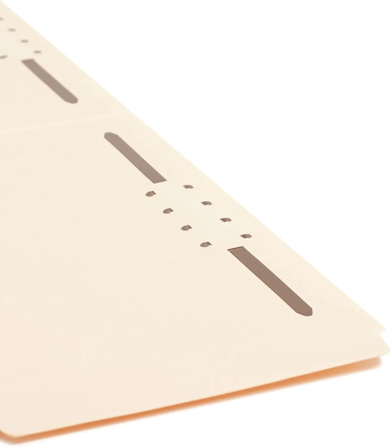 Smead SuperTab® Fastener File Folder, 2 Fasteners, Oversized 1/3-Cut Tab, Guide Height, Legal Size, Manila, 50 Per Box (19535)