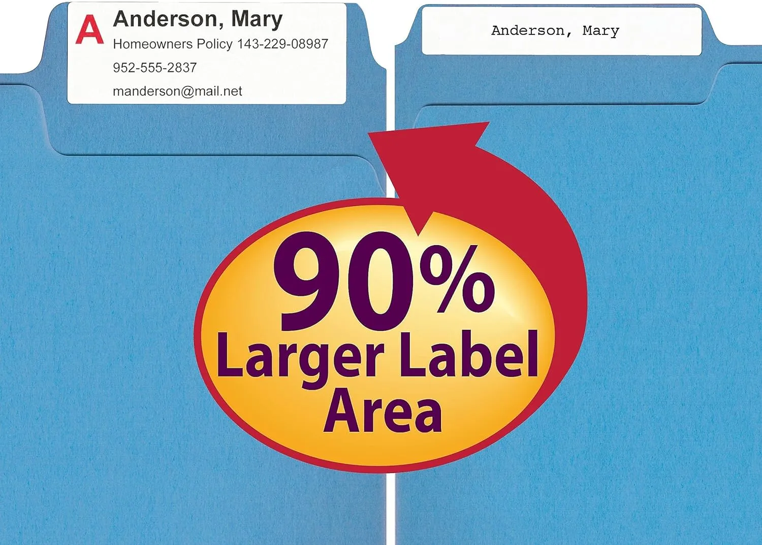 SMEAD SuperTab Oversized 1/3-Cut Top-Tab File Folders