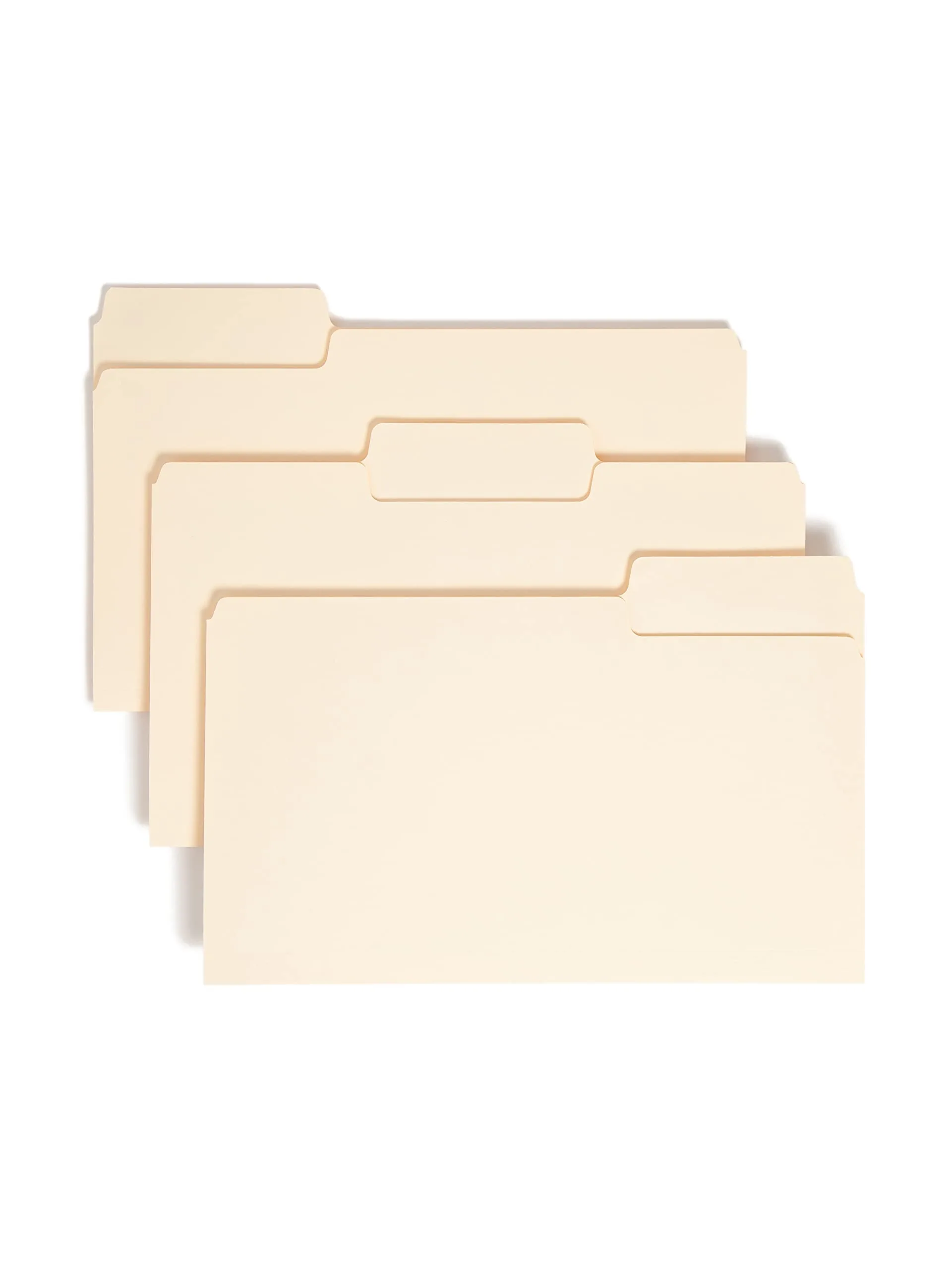 SMEAD SuperTab File Folder Oversized 1/3-Cut Tab Legal Manila 100/Box