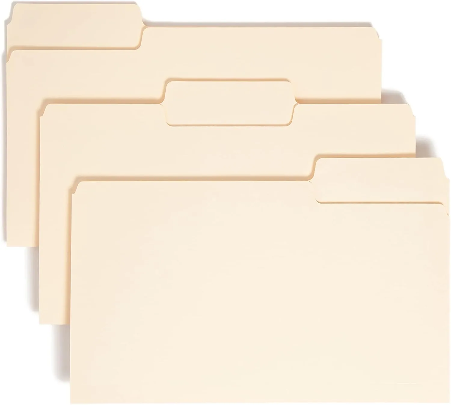 SMEAD SuperTab File Folder Oversized 1/3-Cut Tab Legal Manila 100/Box