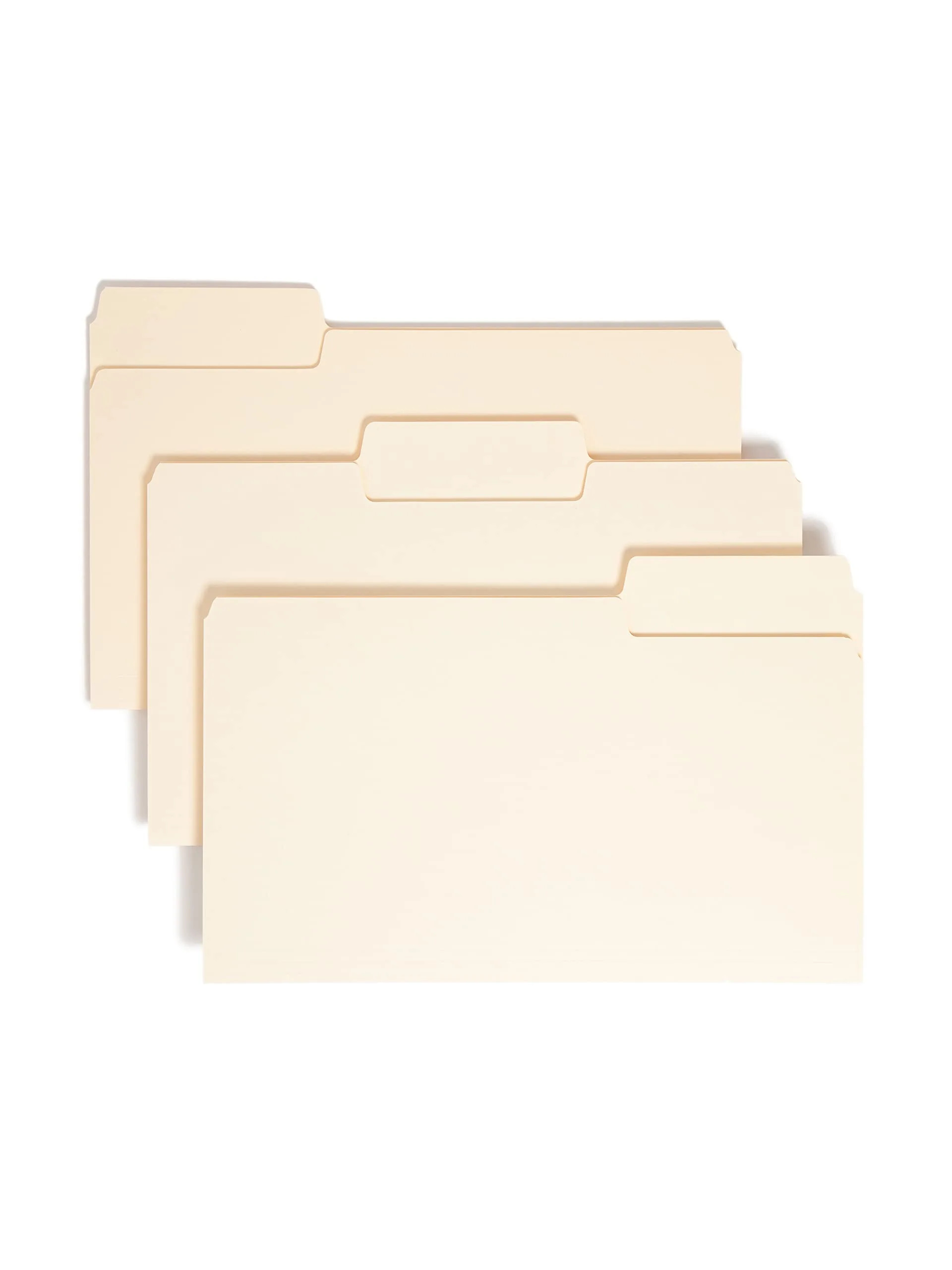 SMEAD SuperTab Heavyweight File Folders, Oversized 1/3-Cut Top Tabs, 50/Box