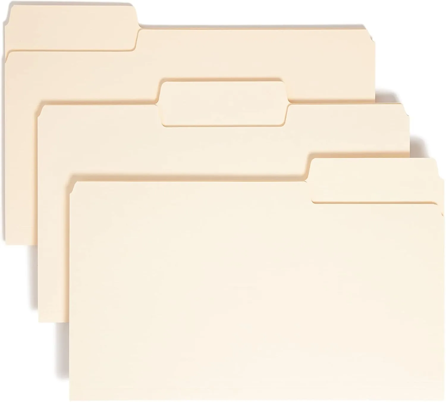 SMEAD SuperTab Heavyweight File Folders, Oversized 1/3-Cut Top Tabs, 50/Box
