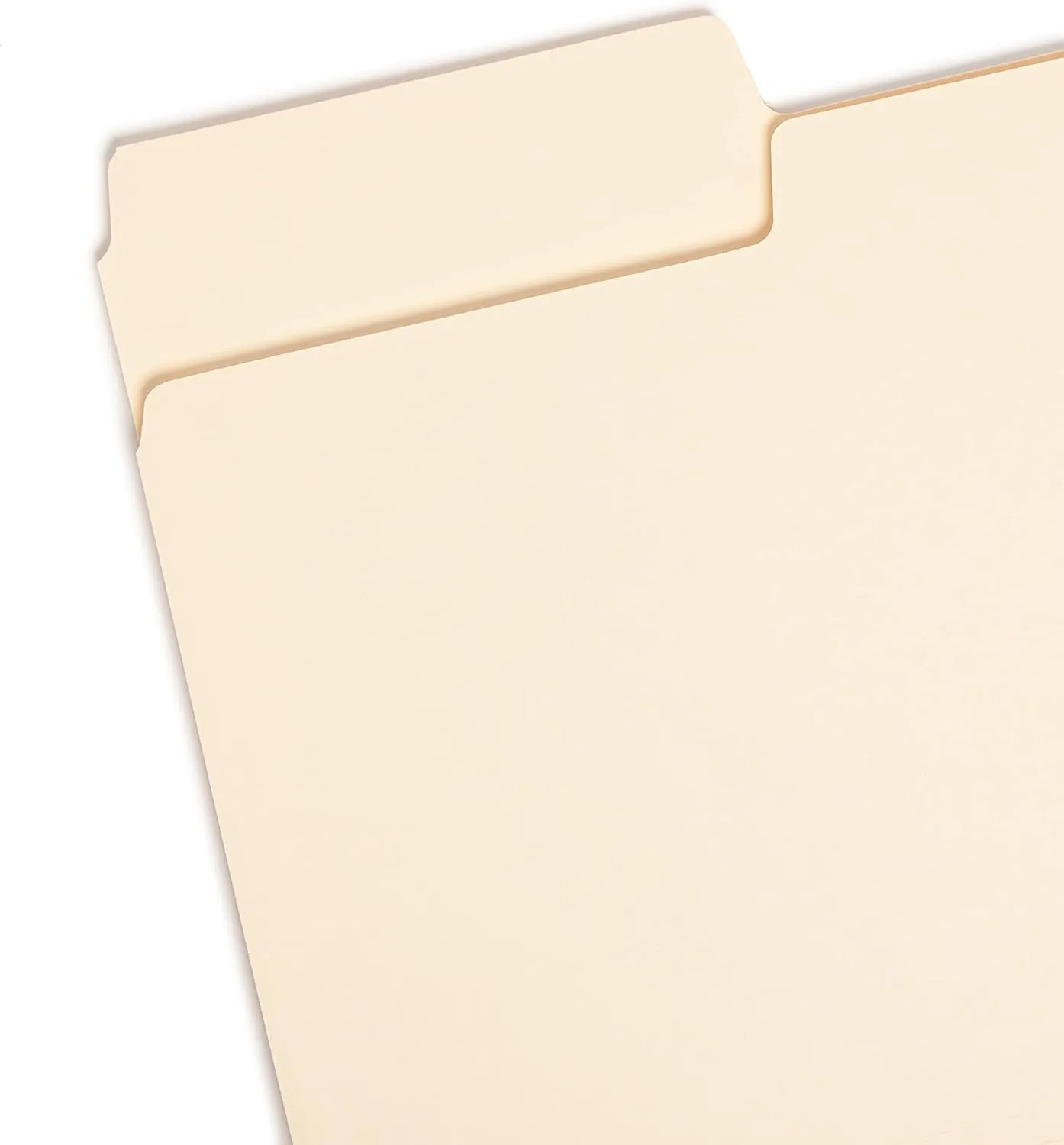 SMEAD SuperTab Heavyweight File Folders, Oversized 1/3-Cut Top Tabs, 50/Box