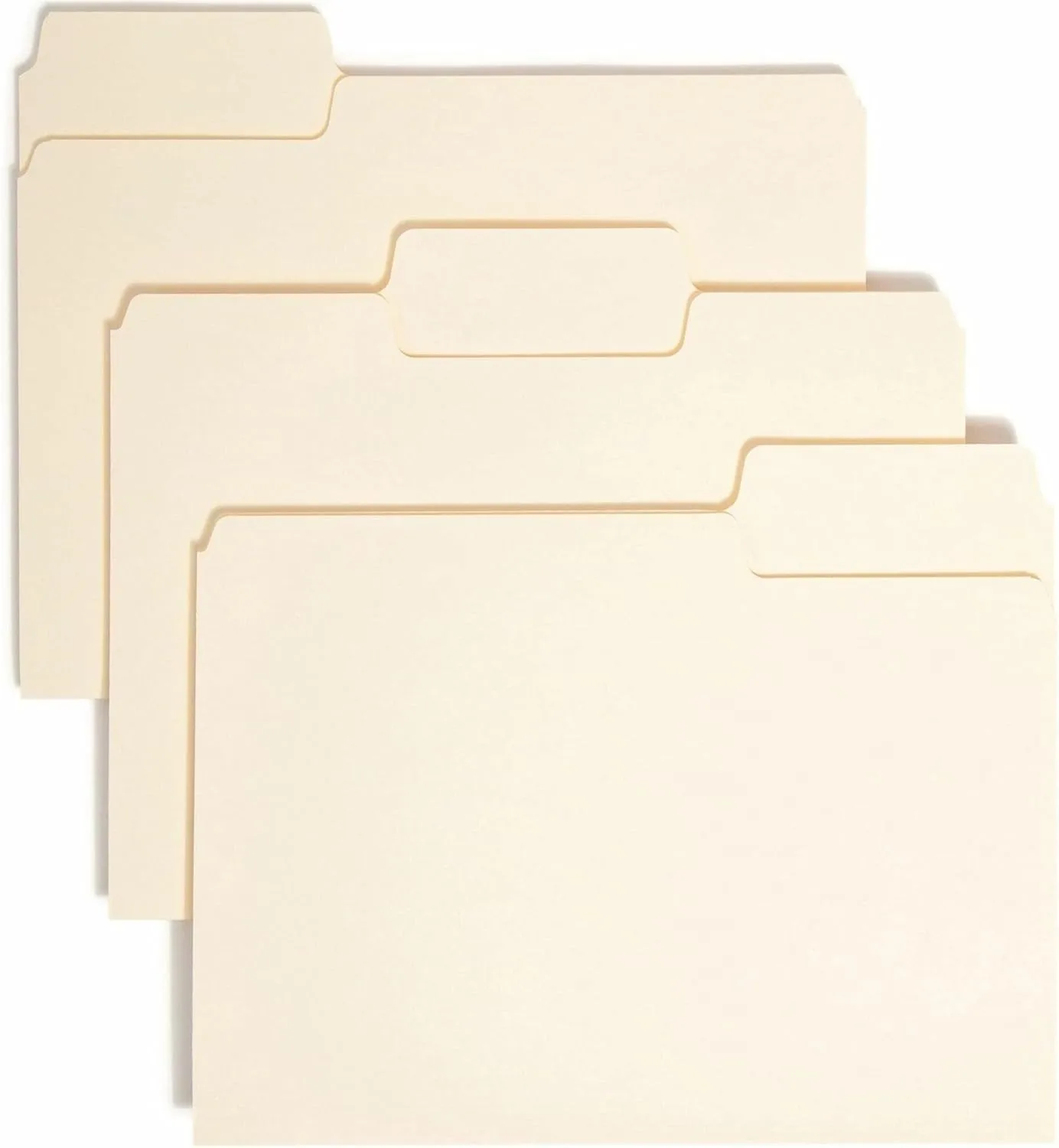 Smead SuperTab File Folder, Oversized 1/3-Cut Tab, Letter Size, Manila, 100 Per Box (10301) 100 Count (Pack of 1)