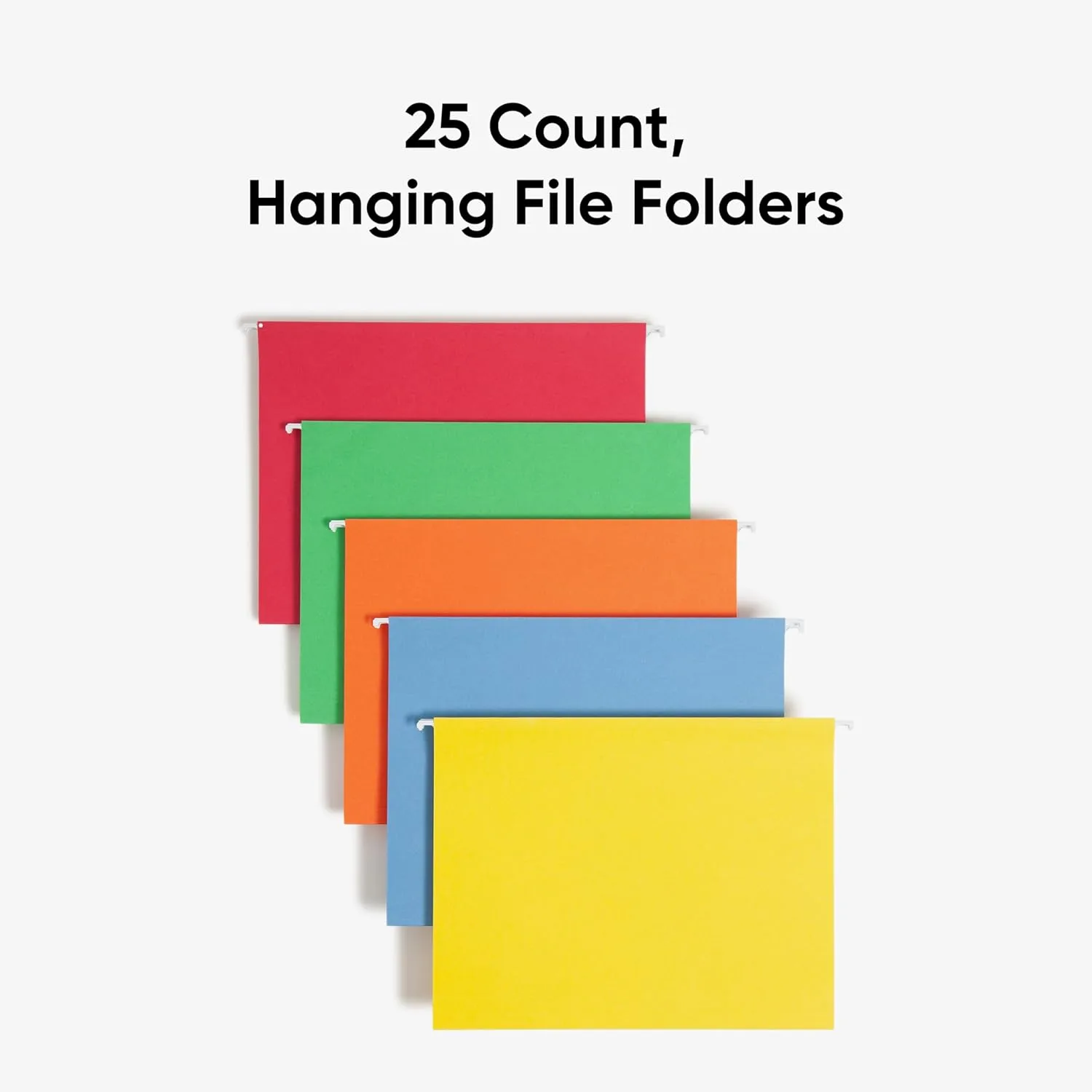 SMEAD SuperTab Heavyweight File Folders, Oversized 1/3-Cut Top Tabs, 50/Box