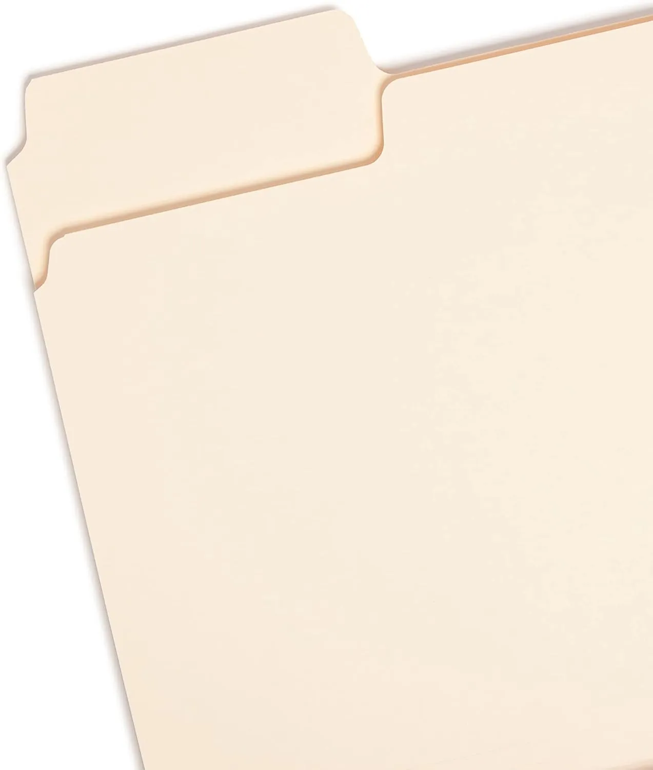 SMEAD SuperTab Heavyweight File Folders, Oversized 1/3-Cut Top Tabs, 50/Box