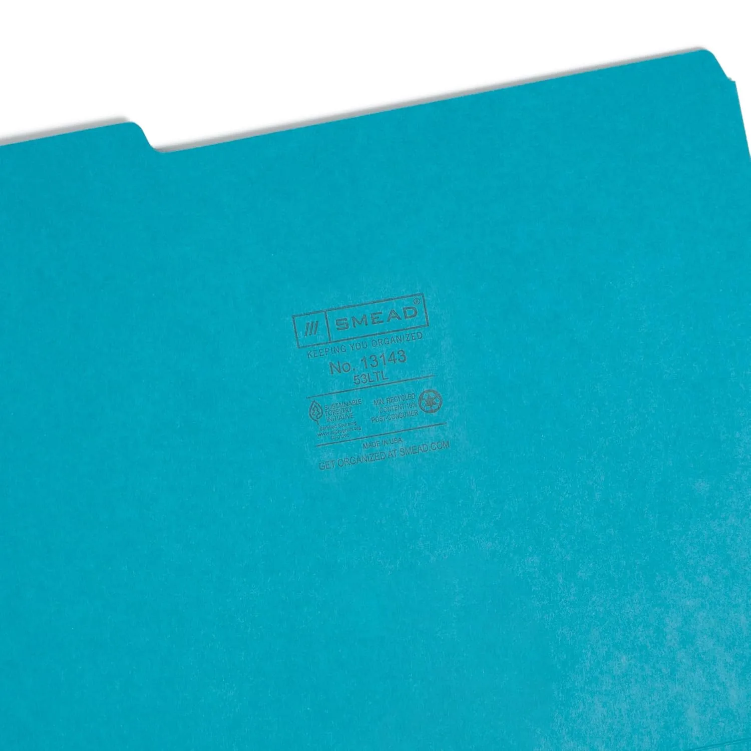 SMEAD Letter-Size File Folders, 1/3-Cut Top Tab