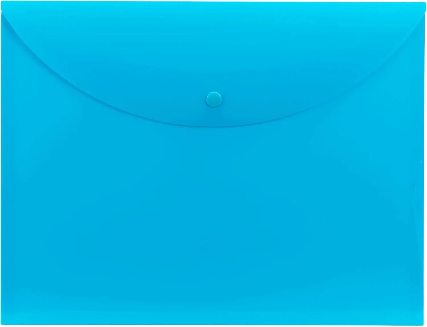 SMEAD Project Envelope, Letter Size, Top-Load, Polypropylene, Snap Closure, 10/Box