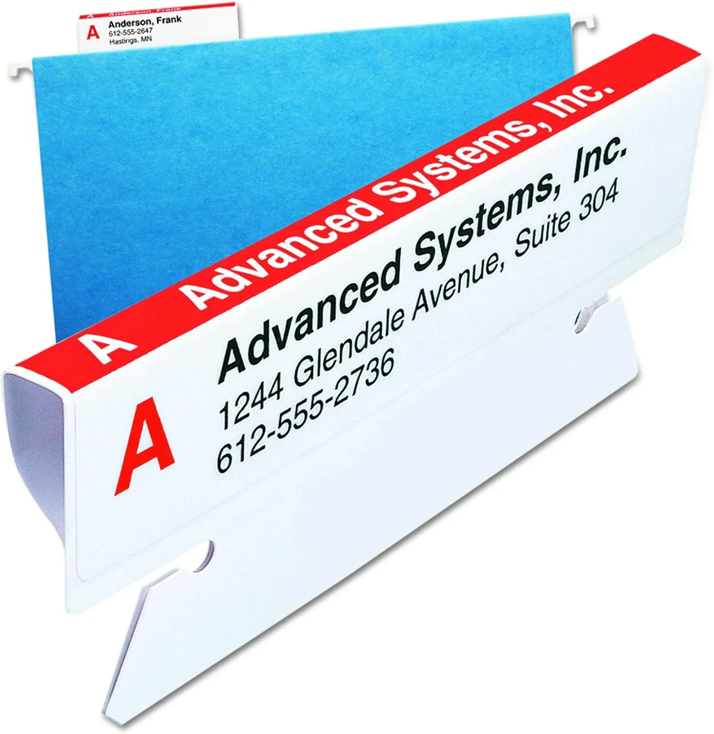 Smead Viewables® Labeling System Refill Pack, Hanging Folder Labels, 100 Count