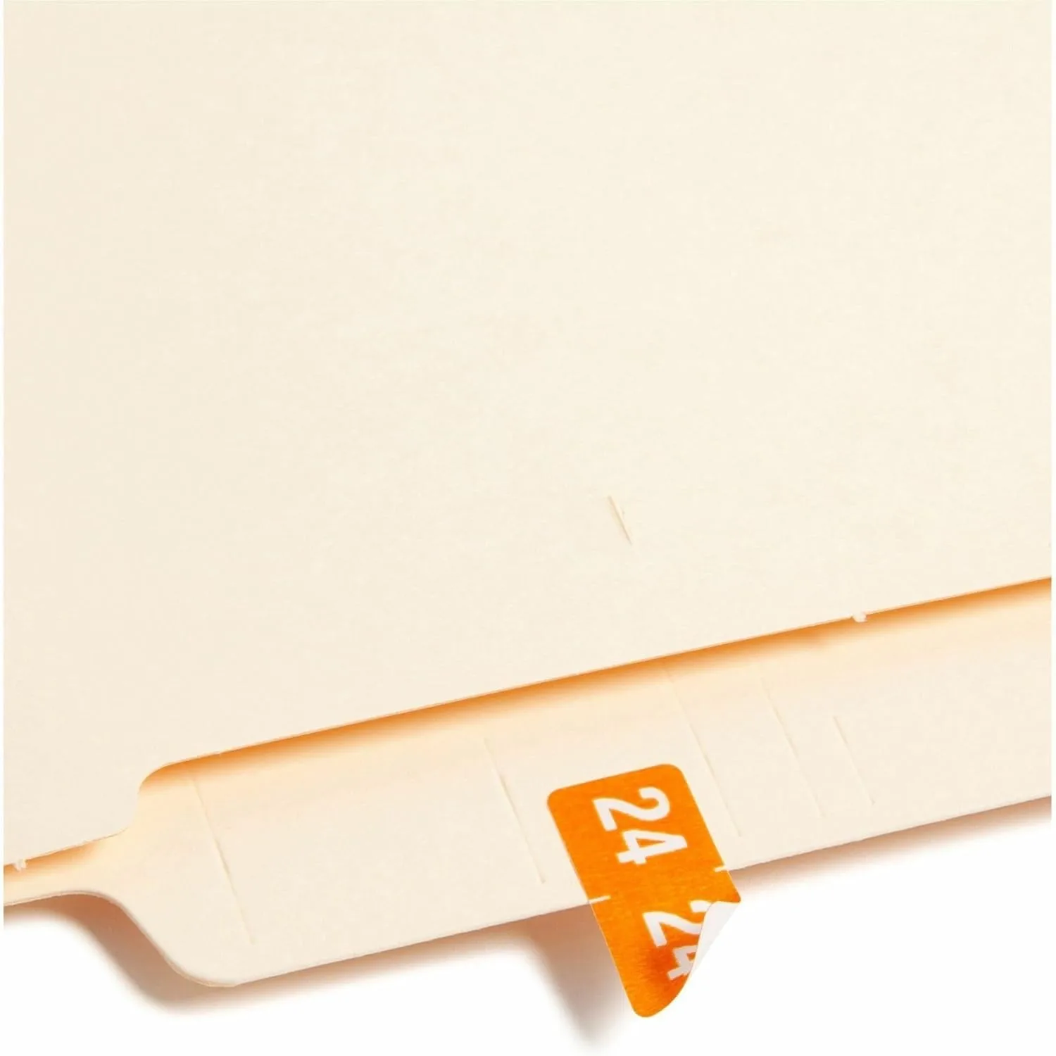 Smead® ETS Color-Coded Year Labels, SMD67924, 1/2" x 1", Orange, 25 Labels Per Sheet, Pack of 10 Sheets
